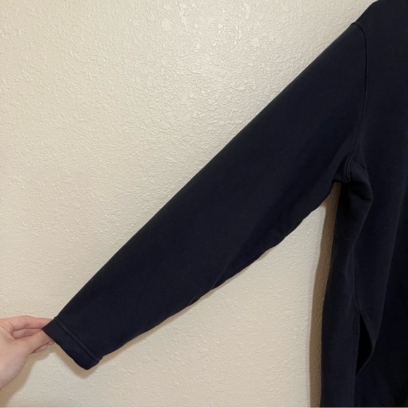 Athleta Black Yogi High Hooded Sweatshirt Size Small Women - Picture 3 of 10